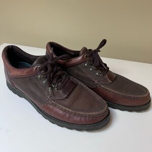 Frye Dark Brown Leather Boat Shoes Loafers Size 11